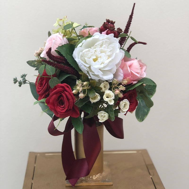 RAMO ELENA rojo, rosa y blanco